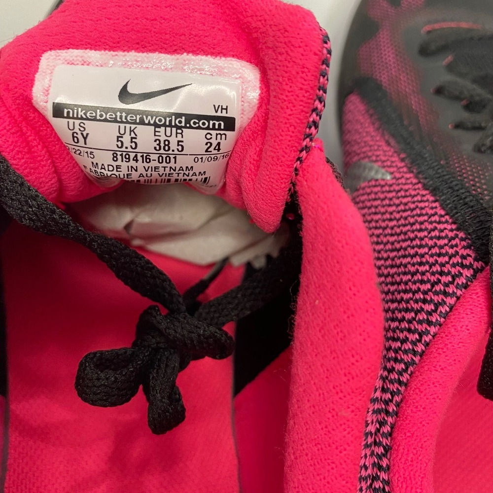 Nike‎ Revolution 3 Hyper Pink/Black Size 6 - Picture 6 of 7
